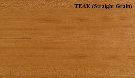 Teak Straight Grain Wood Veneer